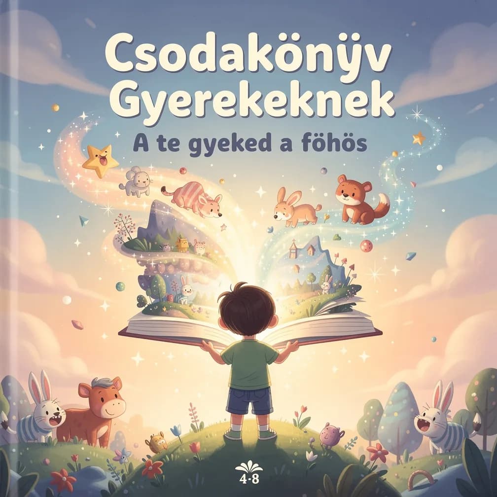 Csodakönyv Gyerekeknek – személyre szabott mesekönyv borító